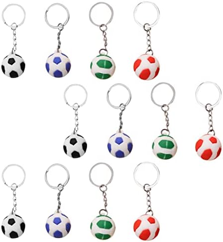 SEWACC Autó Dekoráció, Autó Kulcsok Kulcstartó 24 db Foci Keychains foci kulcstartó foci téma party kellék party táska ajándék