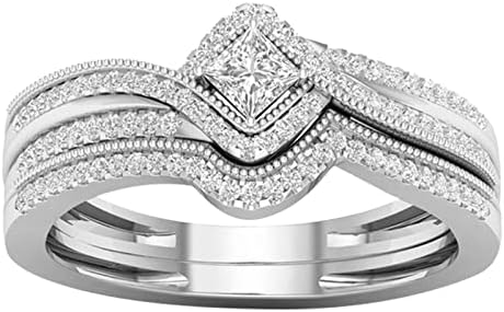Gyűrűk Csomag Női Gyűrű Barátnője Micro Cirkon Ékszerek Intarziás Gyűrű Ajándék Gyűrű Kezét Gyűrűk
