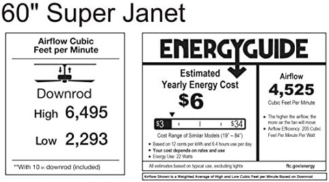 Szuper Janet - Három Penge 52 Lapát Mennyezeti Ventilátor - Matt Üveg Lámpa Készlet - Matt Nikkel - Istálló Fa Hang Pengék