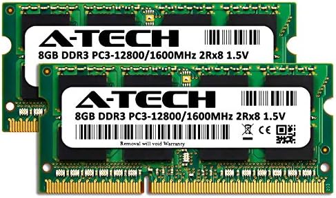 Egy-Tech 16GB Kit (2x8GB) Memória RAM a Toshiba Satellite C55-A5302 - DDR3 1600 mhz-es PC3-12800 Non ECC so-DIMM 2Rx8 1,5