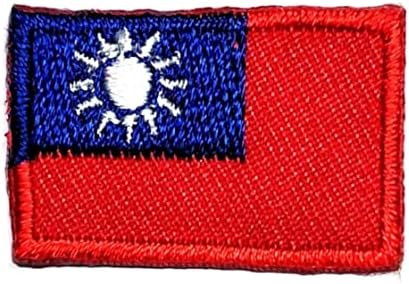 Kleenplus 2db. 0.6X1.1 HÜVELYK. Mini Tajvan Zászló Javítás Katonai Taktikai Zászló Jelkép Egységes Jelmezt Varrni Vas A Foltok