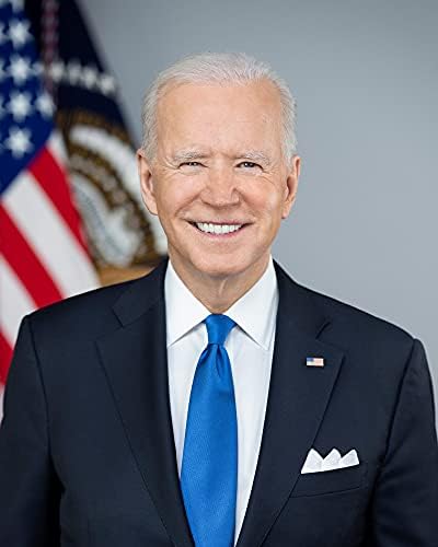 Hivatalos Portréja Elnök, Joseph Biden Fotó - a Történelmi Mű a 2021 - (8 x 10) - Semi-Gloss