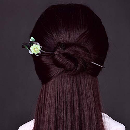 Lurrose Kínai Haj Stick Vintage Virág Haj Stick Japán Fa Pálcikák a Nők, Lányok, Haj Stílus