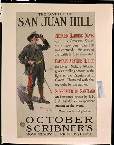 Fotó: Battle of San Juan Dombon,Richard Harding Davis,október Scribner,Kuba,1898
