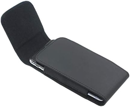 Fekete PU bőrtok Oldalon Cover Tok Öv Tok a T-Mobile Samsung Galaxy S7 (SM-G930T) - T-Mobile ZTE Lelkes 4