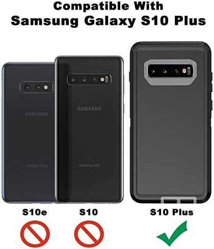 Protebox Samsung Galaxy S10 Plusz az Esetben, [Ütésálló/porálló] Heavy Duty Védelem tok Galaxy S10 Plusz Esetben 6.4 inch