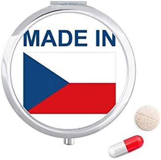 Készült cseh Ország Szerelem Tabletta Esetben Zsebében Gyógyszer Tároló Doboz, Tartály Adagoló