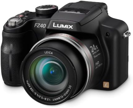 A Panasonic Lumix DMC-FZ40 14.1 MP Digitális Fényképezőgép 24x Optikai Kép Stabilizált Zoom 3.0-Inch LCD - Fekete (Megszűnt