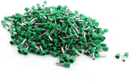 ÚJ LON0167 1000Pcs E6012 10AWG Zöld Cső Tublar Stílus Műanyag Szigetelésű Kábel Vezeték Vége Terminálok(1000 Stücke E6012