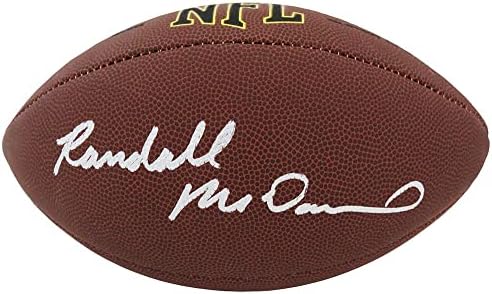 Randall McDaniel Aláírt Wilson Super Grip Teljes Méret NFL Labdarúgó - Dedikált Focilabda