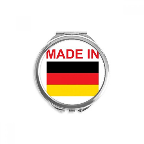 Németországban Ország Szerelem Kezét Kompakt Tükör Kerek Hordozható Zsebében Üveg