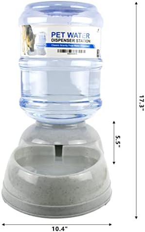 Noa Automata Pet Víz Adagoló | 1, 3 Liter Macska Víz Adagoló, valamint Macska Étel Adagoló, H20, BPA-Mentes, Kis, Nagy Macska