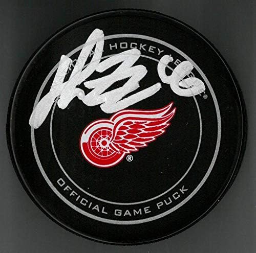 Henrik Zetterberg Dedikált Detroit Red Wings Játék Puck - Dedikált NHL Korong