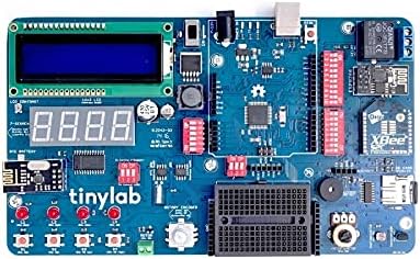 Robotistan - TinyLab Alap Készlet - Alkalmas Elektronikus Projektek Elektronika - Kompatibilis Arduino - All-in-One Csomag