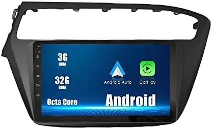 Android 10 Autoradio Autós Navigációs Sztereó Multimédia Lejátszó, GPS, Rádió, 2.5 D érintőképernyő forHYUNDAI I20 2018-2019