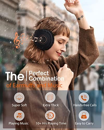 MUSICOZY Fül Melegítő Fülvédő Aludni Fejhallgató Bluetooth Fejpánt Szem Maszk Alszik Fülhallgató a Téli Oldalon Talpfa Edzés,