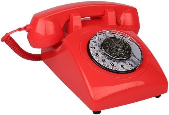 WYFDP Európai Antik Klasszikus Telefon Vezetékes Telefon, Régi Vágású Amerikai Retro Otthoni Vezetékes Telefon, Mini Telefon