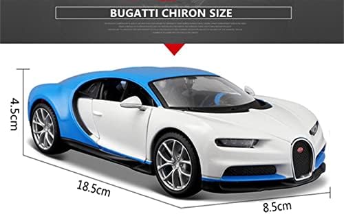 RCESSD Méretarányos autó Modell 1:24 Bugatti Chiron Sport autó Módosított Változata Alufelni meghalni-Casting Modell autó