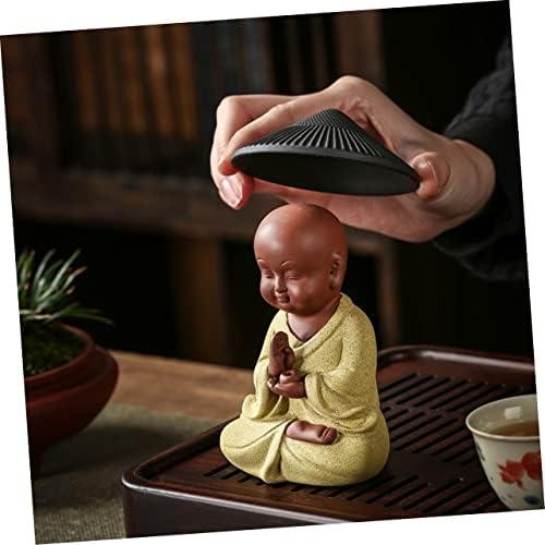 Angoily Pet Gyakorlati Imádnivaló, Teaház Miniatűr Táblázat Sárga Modellezés Kis Szűrő Tartozékok Retro Táj Tálca Buddha