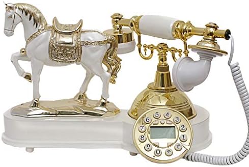 TAISK Retro Vintage Antik Telefon Régimódi Push Gombot, tárcsázza a lakberendezés