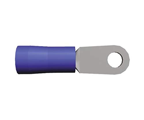 52042-4, Gyűrű Nyelv Terminál 6AWG Réz Kék 46.84 mm Tin Laza (100 Darab)