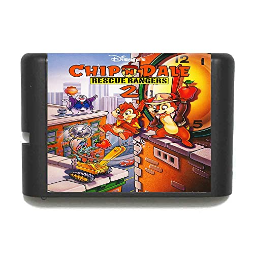 Classicgame Chip & Dale Mentő Rangers 2 orosz Edition 16 Bit MD Játék Kártya Sega Mega Drive Genesis (JAPÁN Shell)