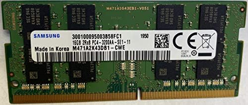 16GB DDR4 3200MHz PC4-25600 1.2 V 2Rx8 260-Tűs SODIMM Laptop RAM Memória Modul M471A2K43DB1-VTE
