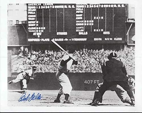 Bob Feller Cleveland indians Aláírt Dedikált 8x10 Fotó W/Coa - Dedikált MLB Fotók