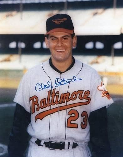 Chuck Estrada Baltimore Orioles Aláírt 8x10 - Dedikált MLB Fotók
