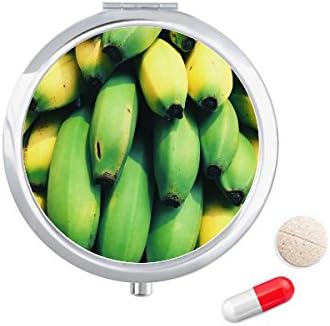 Friss Gyümölcsök, Sárga Banán Kép Tabletta Esetben Zsebében Gyógyszer Tároló Doboz, Tartály Adagoló