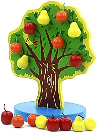 Mágneses Gyümölcs Körte Fa Gyümölcsös Gyerekeknek Geometriai Összeszerelés Oktatási Játékok, Vedd Apple Játékok Gyümölcs