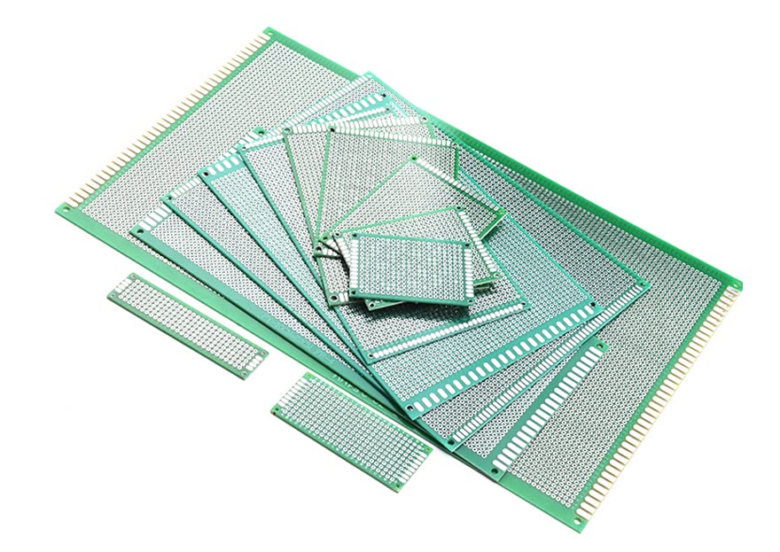 Fielect 70 x 100 mm Kétoldalas NYÁK-Testület Egyetemes Nyomtatott Áramköri Proto Board DIY Forrasztás Elektronikus Projektek