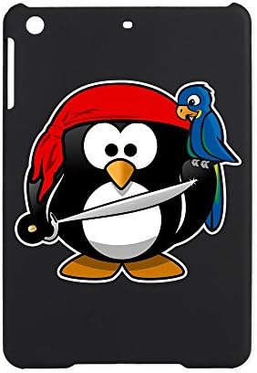 iPad Mini Esetében, Fekete Kis Kör Pingvin - Kalóz & Papagáj