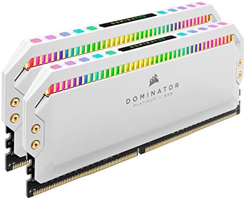 CORSAIR Dominator Platinum RGB 32GB (2x16GB) DDR4 3200 (PC4-25600) C16 1.35 V Asztali Memória - Fehér